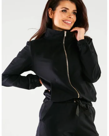 Hanorac dama,  Casual, Negru