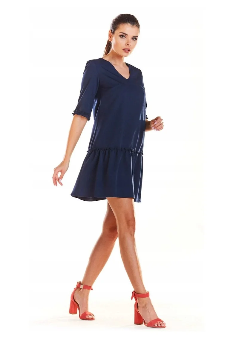 Rochie dama  Poliester, M199, Bleumarin