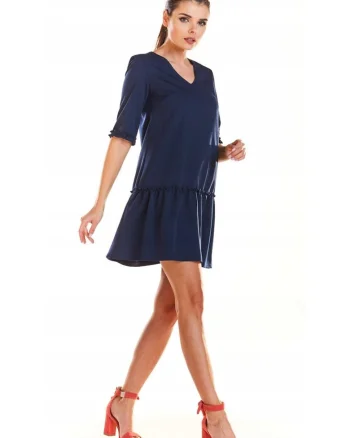Rochie dama  Poliester, M199, Bleumarin