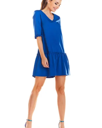 Rochie dama  Poliester, M199 - Albastru -