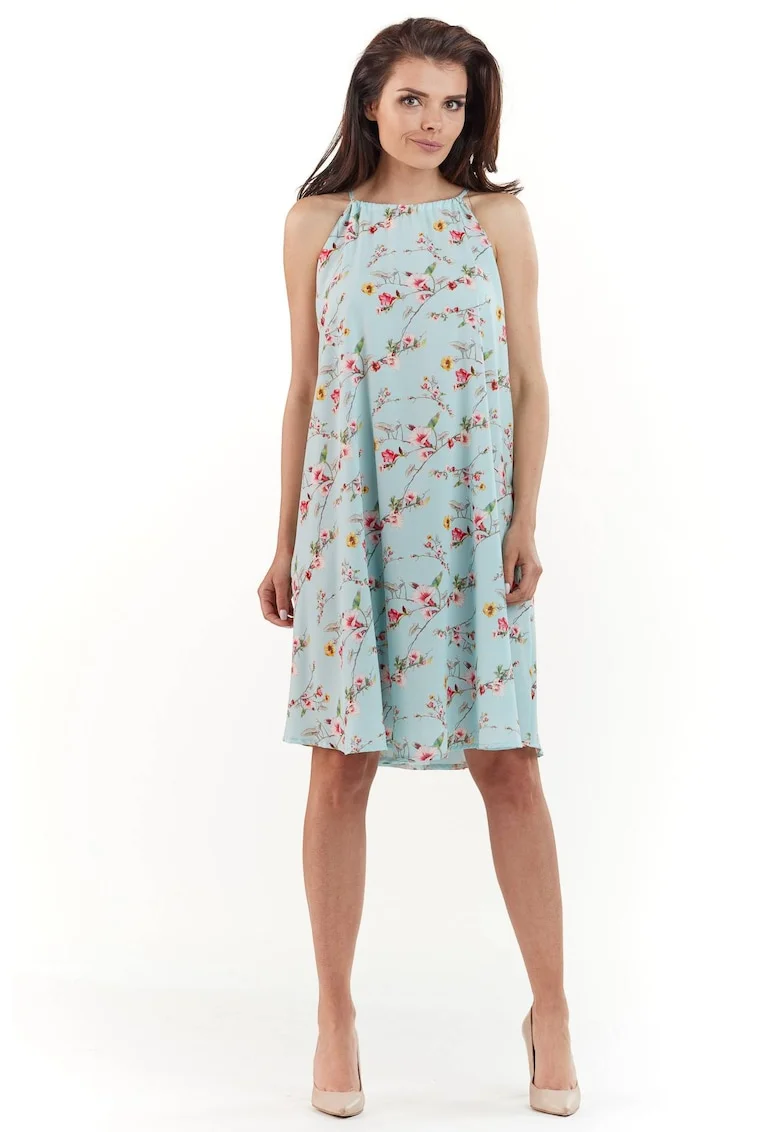 Rochie dama  Poliester, M175 - Albastru -