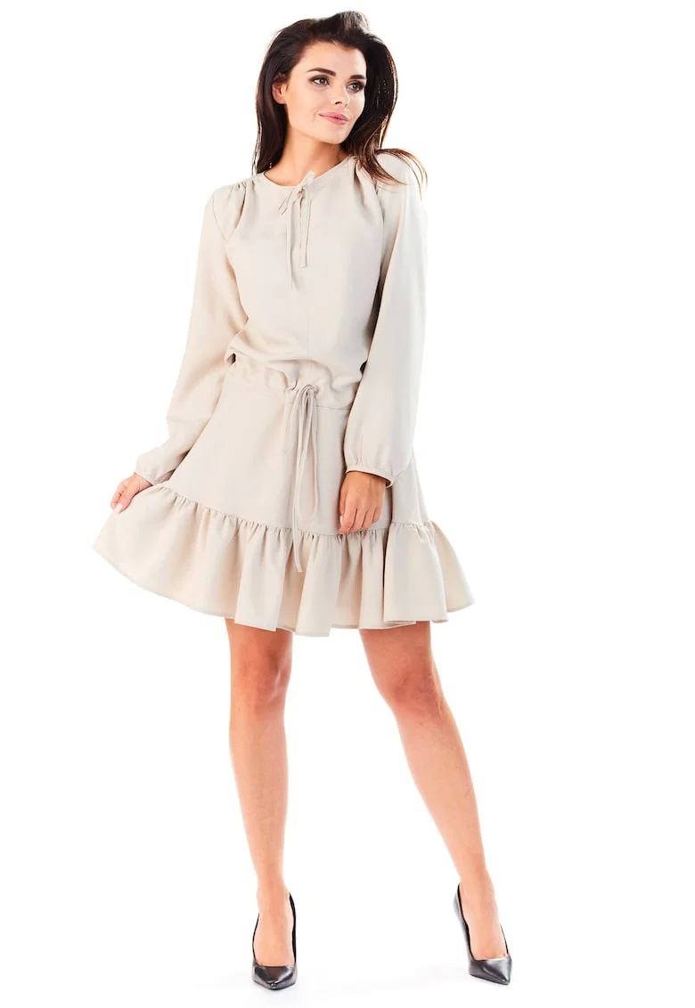 Rochie dama  Poliester, M143 - Bej -