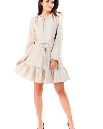 Rochie dama  Poliester, M143 - Bej -
