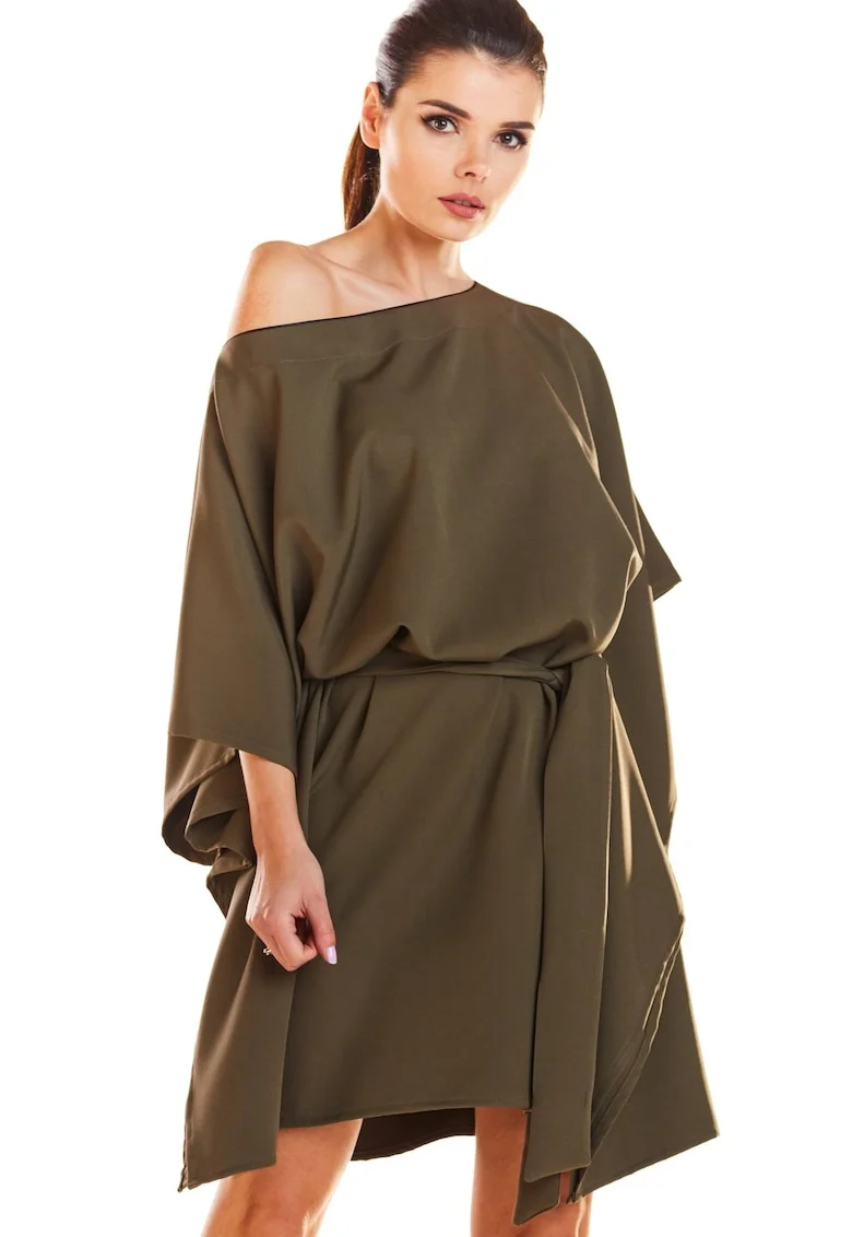 Rochie dama  Poliester, M196 - Kaki -
