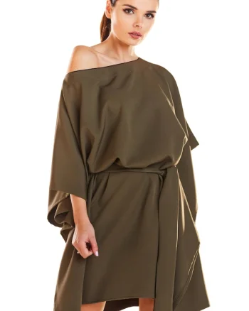 Rochie dama  Poliester, M196 - Kaki -