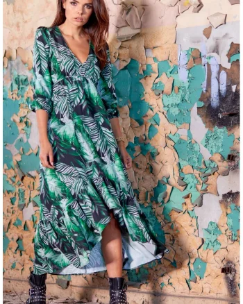 Rochie A322 - Verde
