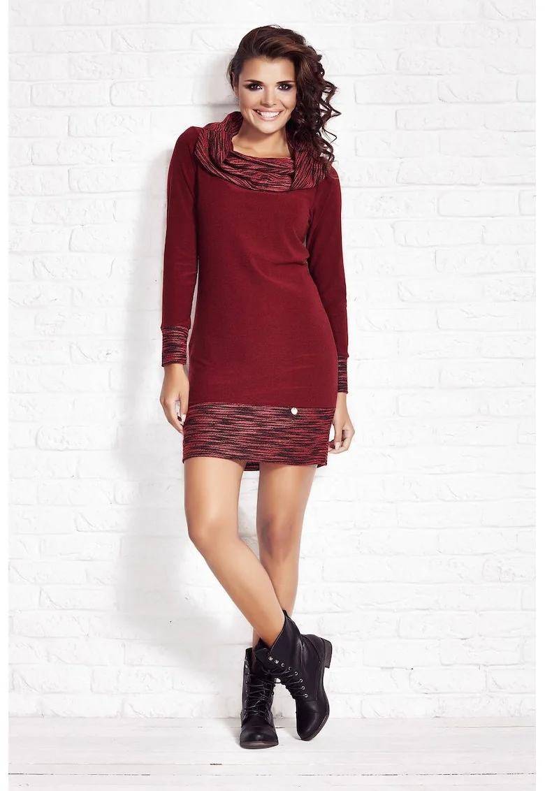 Rochie dama  Poliester, M026 - Rosu-