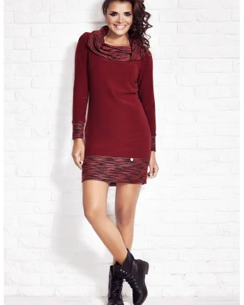 Rochie dama  Poliester, M026 - Rosu-