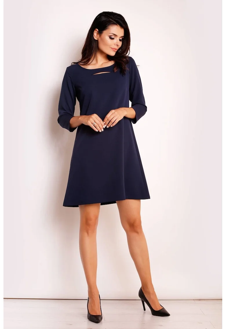 Rochie dama  Poliester, M111 - bleumarin -