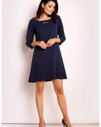 Rochie dama  Poliester, M111 - bleumarin -