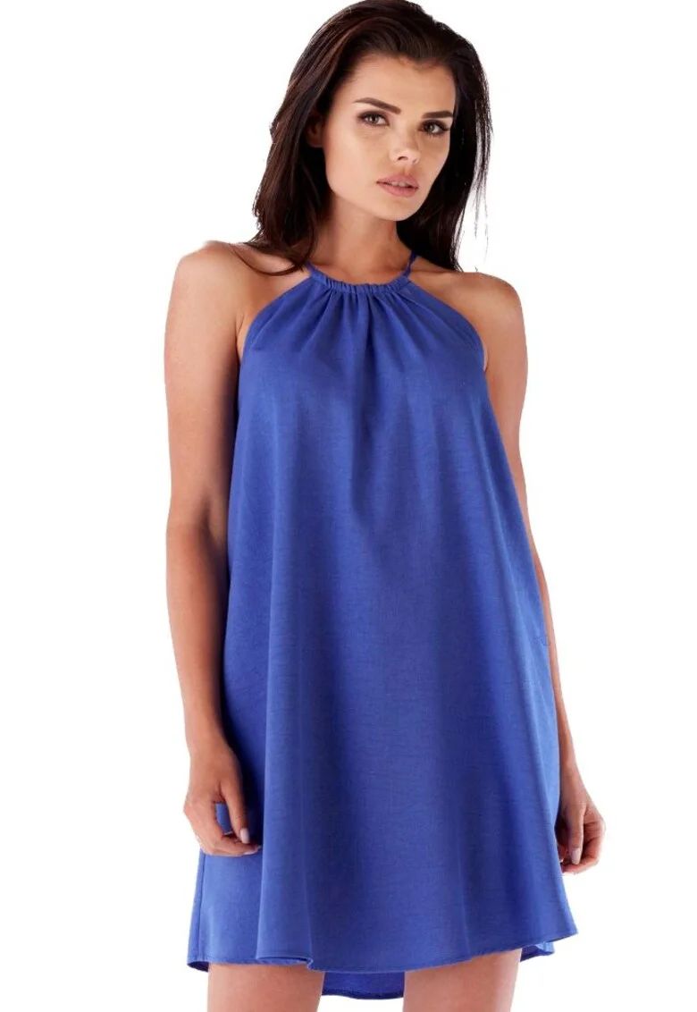 Infinite You Rochie mini dama Ganielle M133 albastru deschis, Albastru deschis