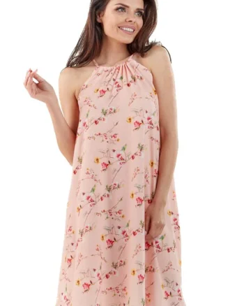 Infinite You Rochie florala dama Soreth M175 roz, Roz