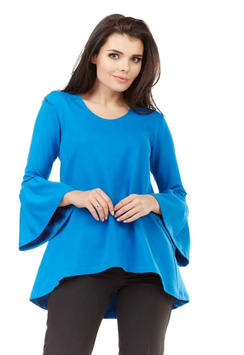 Infinite You Bluza dama Margalinde M156 albastru deschis, Albastru deschis