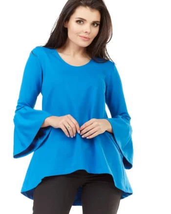 Infinite You Bluza dama Margalinde M156 albastru deschis, Albastru deschis