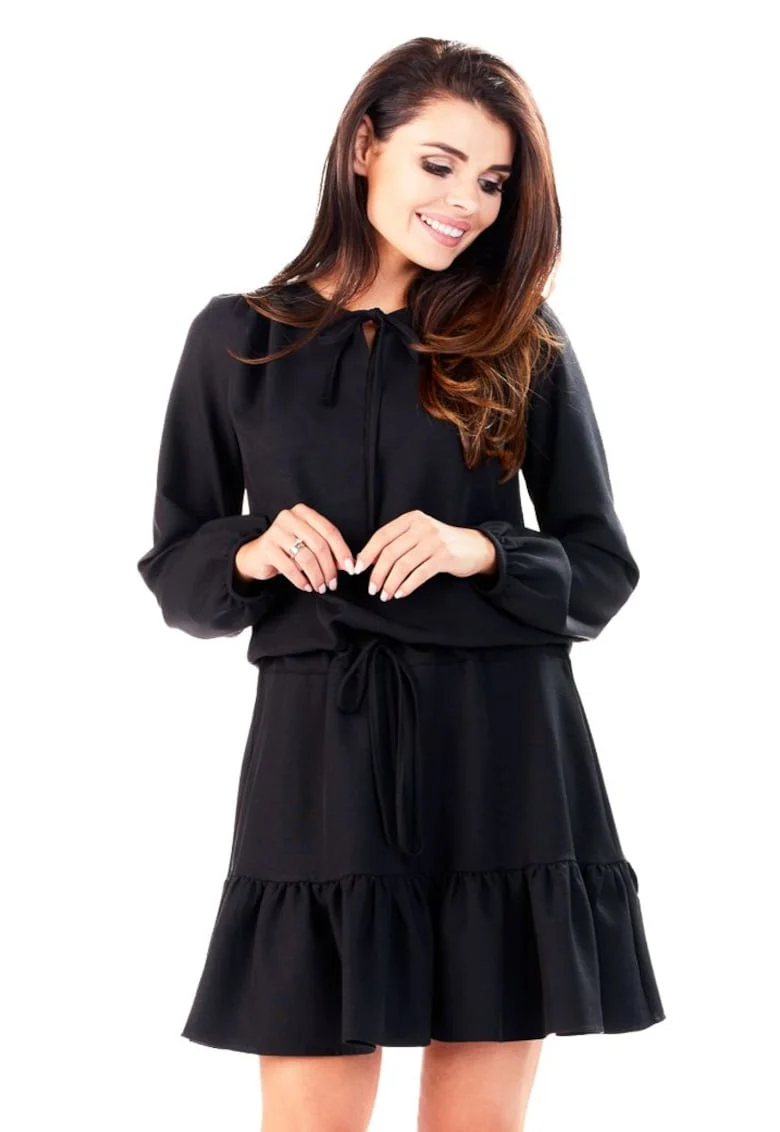 Infinite You Rochie mini dama Curawd M143 neagra, Negru