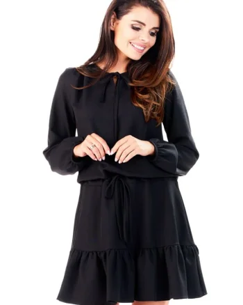Infinite You Rochie mini dama Curawd M143 neagra, Negru