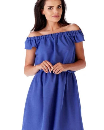 Infinite You Rochie mini dama Igrailte M136 albastru deschis, Albastru deschis
