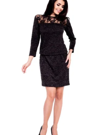 Infinite You Rochie mini dama Ishides M120 grafit, Gri