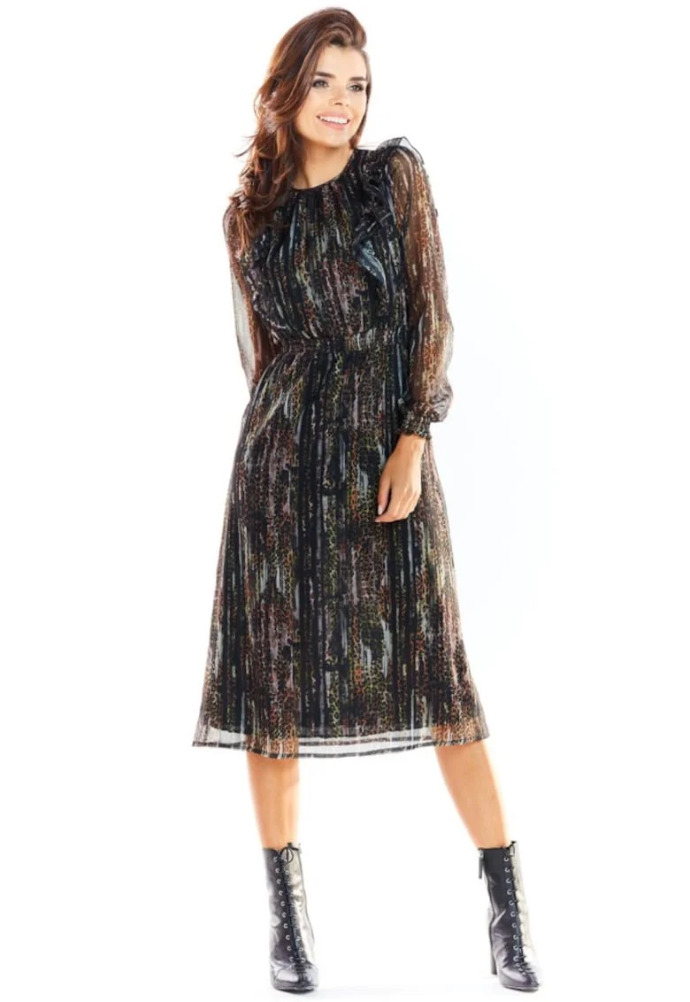 Rochie de zi model 139501, Negru