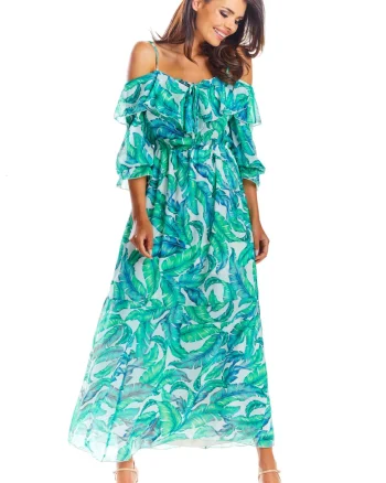 Rochie A311 - Verde
