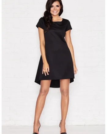 Rochie dama,  Poliester, Negru, M003