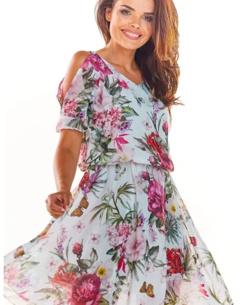 Rochie A295 - Alba