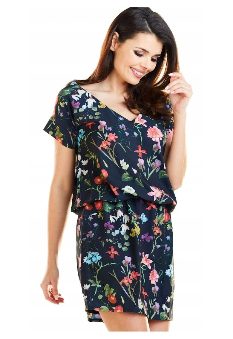 Rochie dama,  Poliester, Bleumarin, A264