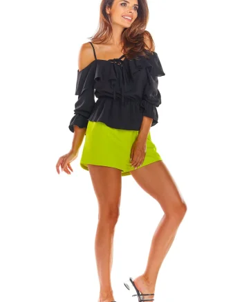Bluza dama,  Poliester, Negru, A309