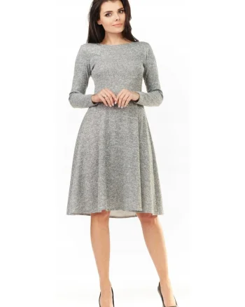 Rochie dama, InfiniteYou, Poliester, Gri, A210