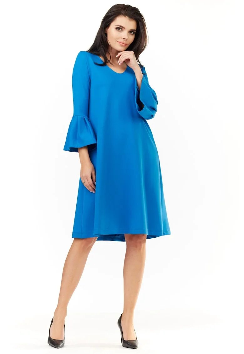 Rochie dama,  Bumbac, Albastru, A207