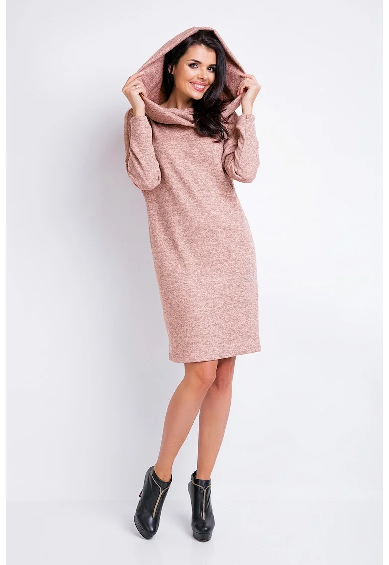 Rochie dama,  Poliester, Roz, A161