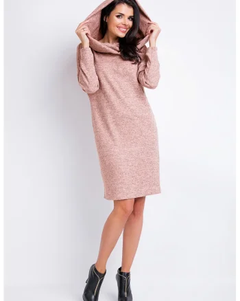 Rochie dama,  Poliester, Roz, A161