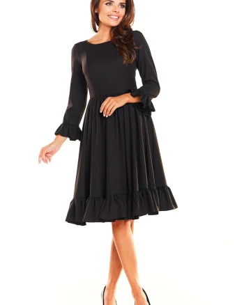Rochie de zi model 130213, Negru