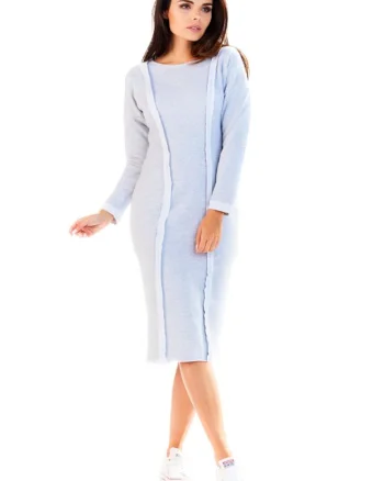 Rochie pulover dama Kunna A197 gri, Gri