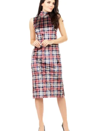 Rochie De  Multicolor, Alb