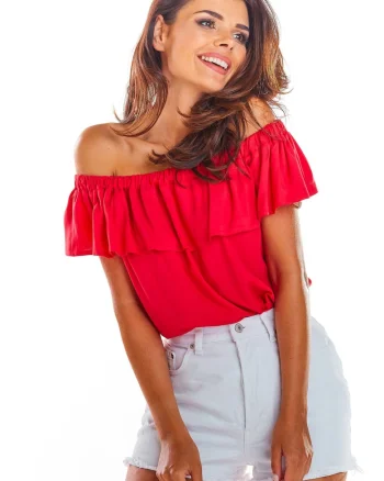 Bluza dama,  Viscoza/Elastan, Fucsia