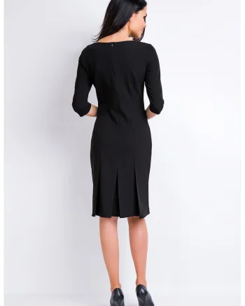 Rochie A158, Negru, Negru
