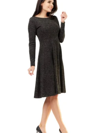 Rochie mini dama Eirad A210 grafit, Gri