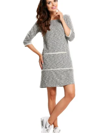 Rochie mini dama Esyramur A116 gri, Gri