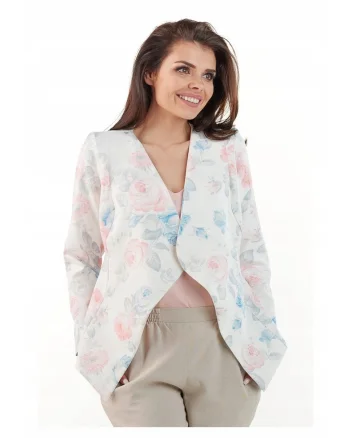 Cardigan Lejer Femei,  Floral, Pastel, Marimea