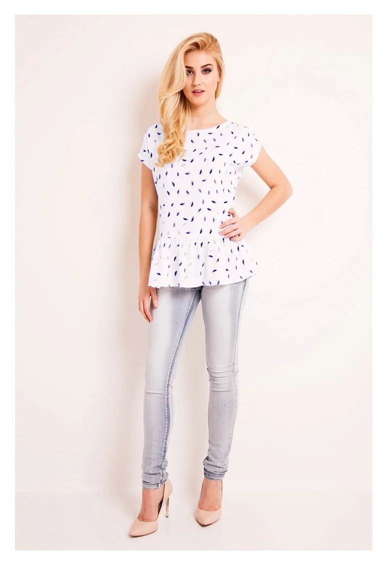 Bluza dama,  model L044, alb, marime
