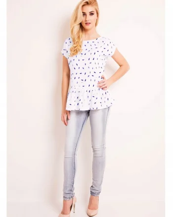Bluza dama,  model L044, alb, marime