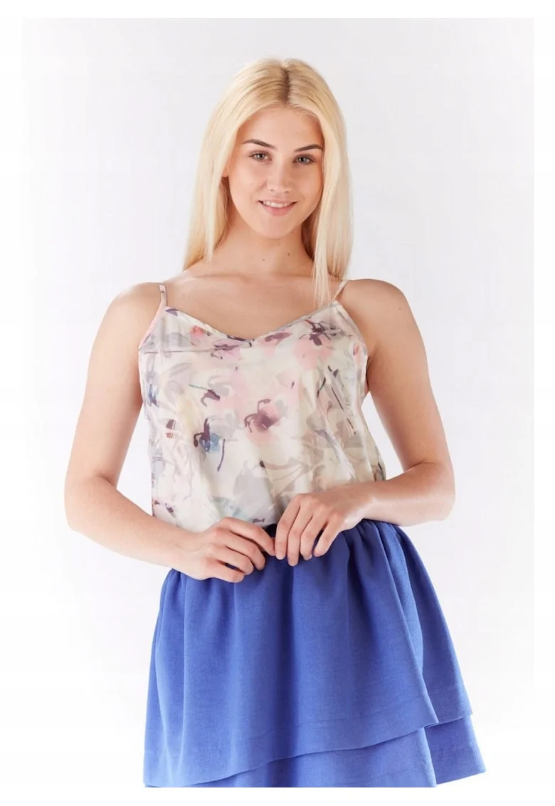 Bluza dama  Flori Deschise, Crem
