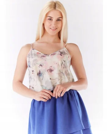 Bluza dama  Flori Deschise, Crem