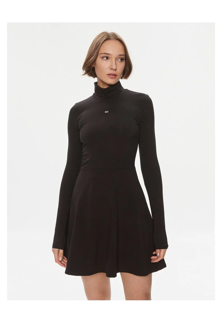 Rochie casual de dama  negru,