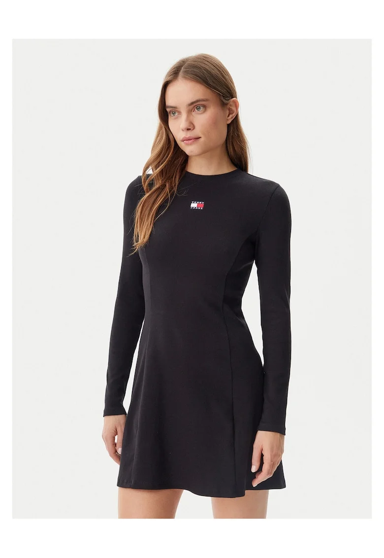Rochie casual de dama  negru,