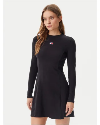 Rochie casual de dama  negru,