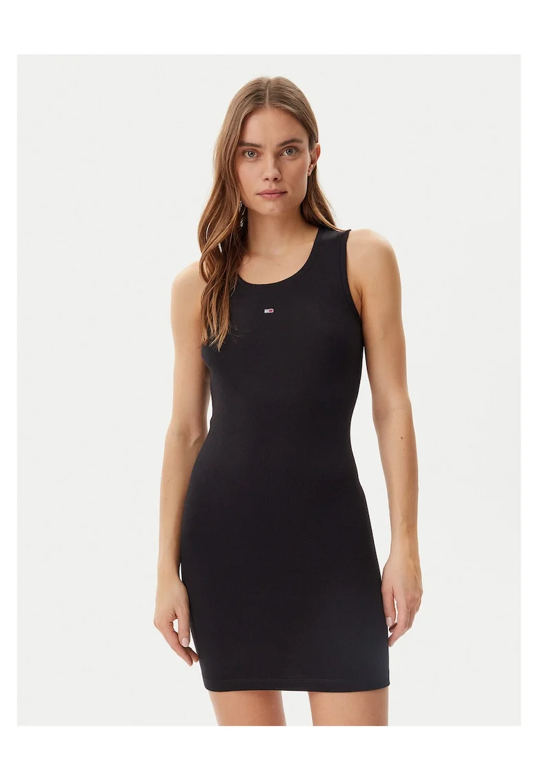 Rochie casual de dama  negru,