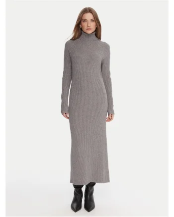Rochie tricotata de dama  gri,