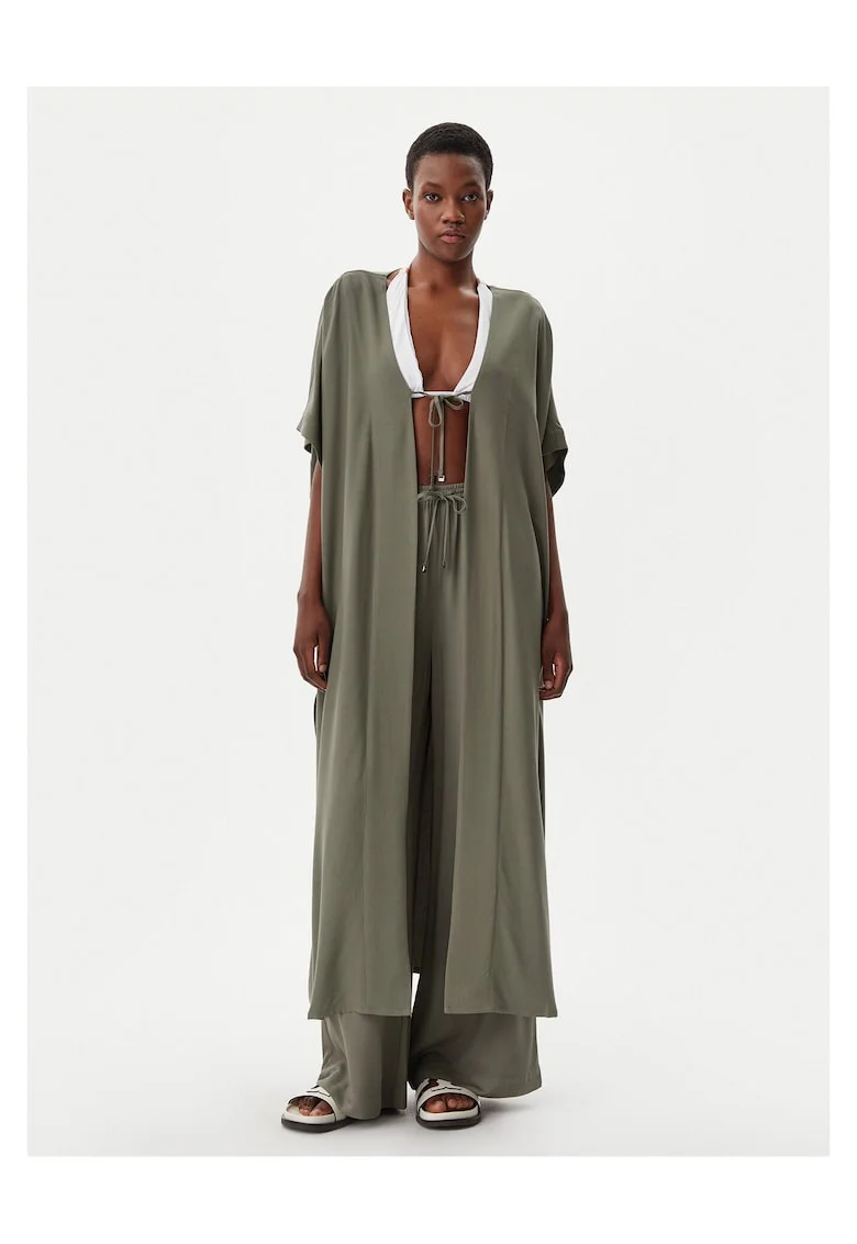 Cardigan dama  verde, usor